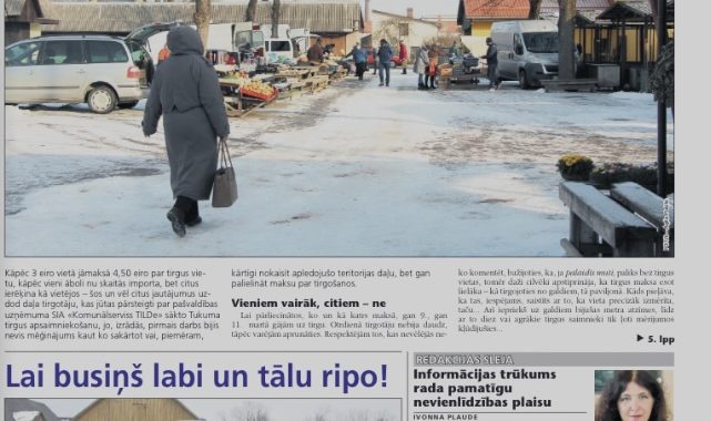 12. marta laikraksta apskats