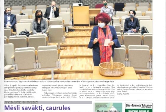 9. aprīļa laikraksta apskats