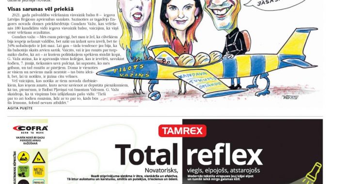 8. jūnija laikraksta apskats