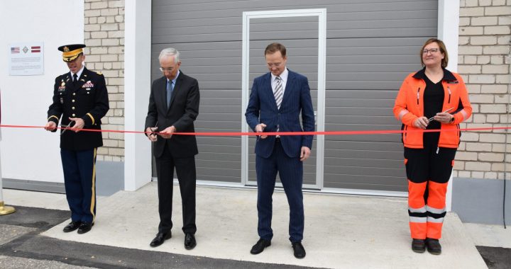 Atzīmē NMPD Valsts materiālo rezervju Kandavas noliktavas renovācijas projekta pabeigšanu