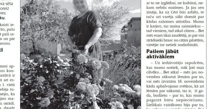 Pašiem jācīnās…neviens neko nedod tāpat vien