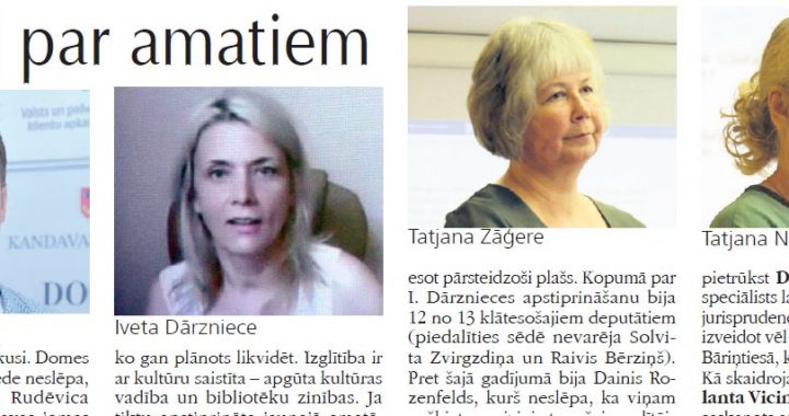 Pēdējā sēdē lemj par amatiem