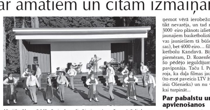 Turpinot par amatiem un citām izmaiņām