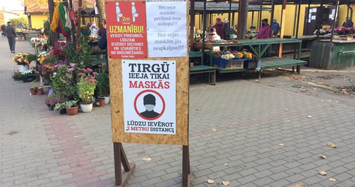 Tirgū ar maskām, pie zivīm – ar groziņiem