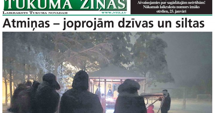 Piektdienas, 21. janvāra, avīze pie lasītājiem nonāks… pirmdien
