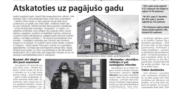 Kā klājas uzņēmēj?!