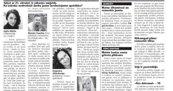 Kā klājas uzņēmēj?