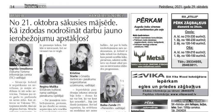 Kā klājas uzņēmēj?