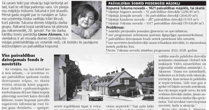 Mājokļu problēma joprojām – visaktuālākā