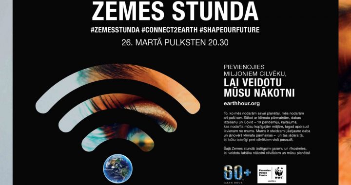 Sestdien, 26. martā –  Zemes stunda!