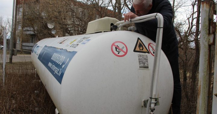 Pirmā gāzes iekārta novadā nomainīta