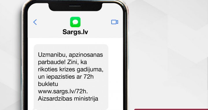 Aizsardzības ministrijas mācību laikā 7. un 8. septembrī veiks iedzīvotāju SMS apziņošanu