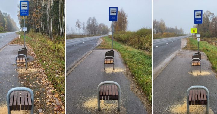 Izdemolētas  pieturvietas , to skaitā Tukuma novadā