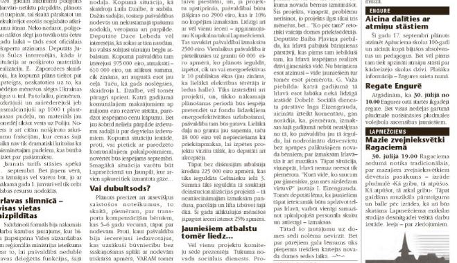 Vēl pirms domes sēdes… Kur paliek mūsu nauda? 