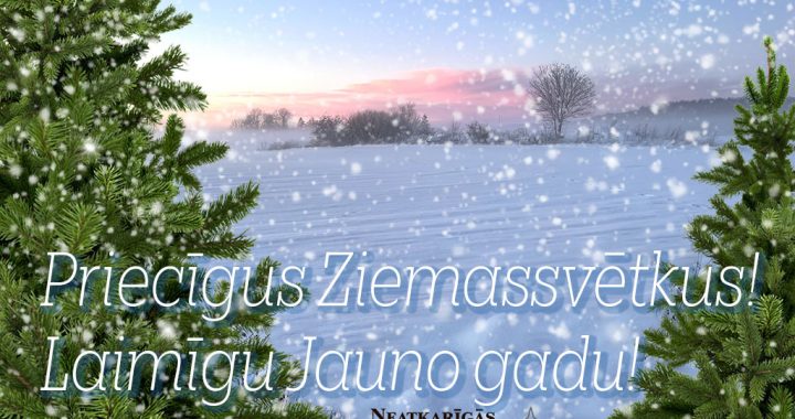 Novēlam priecīgus un mierpilnus Ziemassvētkus
