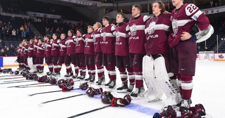 U-20 hokejisti devītajā vietā pasaulē