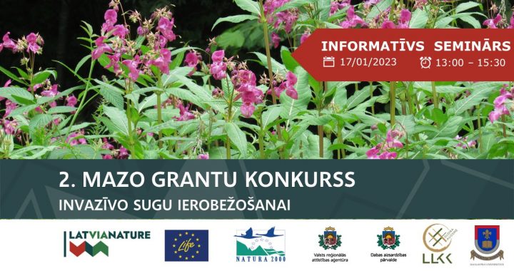 Būs seminārs par pieteikšanos grantu konkursam invazīvo sugu ierobežošanai
