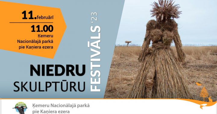 Nedēļas nogalē – niedru skulptūru festivāls pie Kaņiera ezera