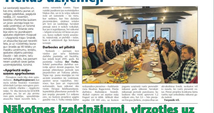 Smārdē tiekas uzņēmēji