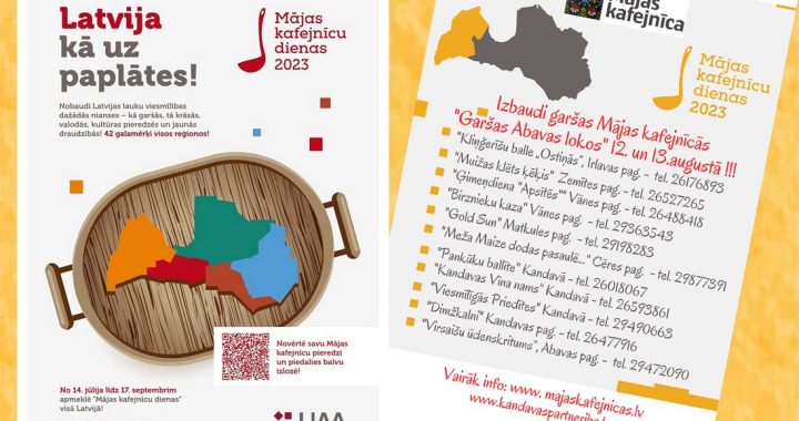 Gatavojies «Mājas kafejnīcām»!