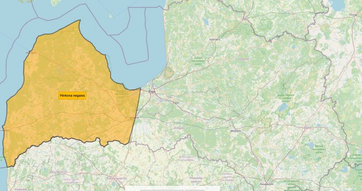 Arī Tukuma novadā iespējams spēcīgs negaiss