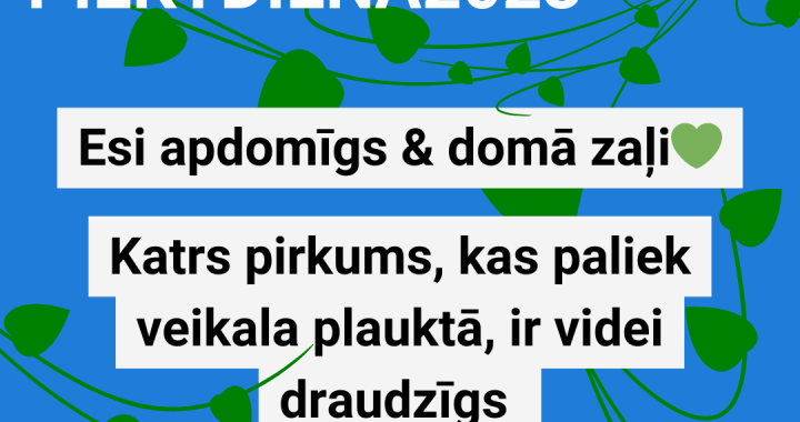 Melnajā piektdienā iepērcies droši un gudri!