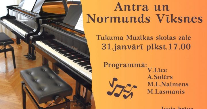 Tukuma mūzikas skola aicina uz koncertu