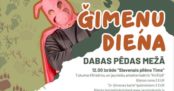 Otrā Ģimeņu diena Jaunmoku pilī – “Dabas pēdas mežā”