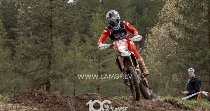 Enduro sezonas atklāšanā Ķesterciemā visātrākais – Kārlis Sabulis