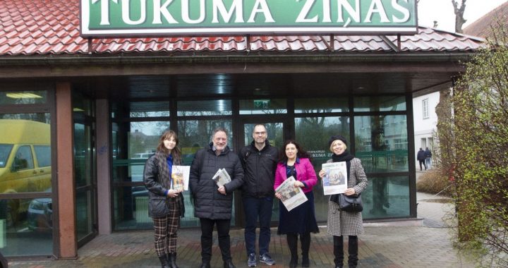 ‘Neatkarīgo Tukuma Ziņu’ redakciju apmeklēja īpašs viesis