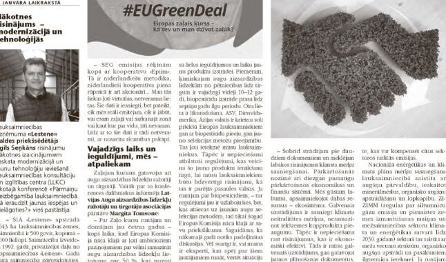 Izaicinājumu jeb klimata pārmaiņu laiks ir sācies…