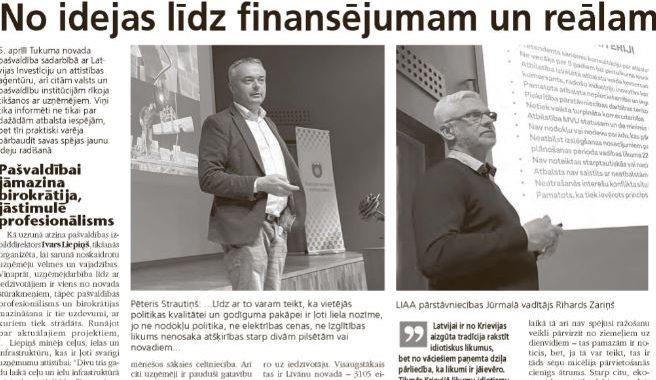 No idejas līdz finansējumam un reālam produktam vai pakalpojumam