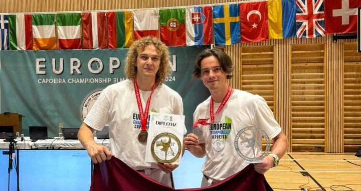 Novadniekiem medaļas Eiropas čempionātā kapoeirā