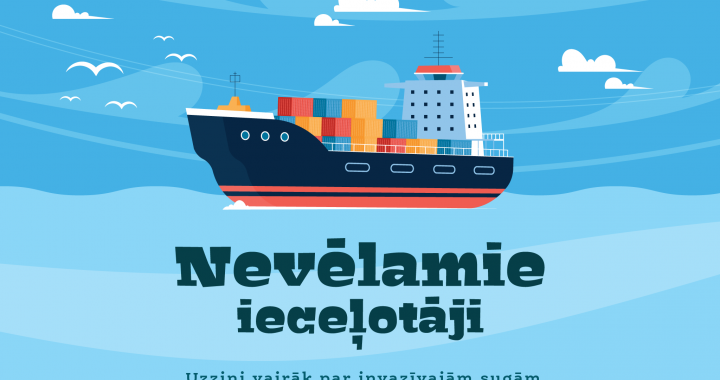 Kampaņa “Nevēlamie ieceļotāji” informē par piecām invazīvajām sugām