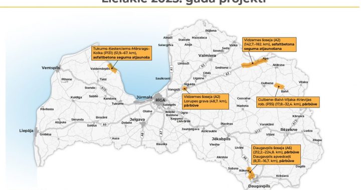 Šogad sāks  atjaunot Tukums-Mērsrags-Kolka ceļa posmu