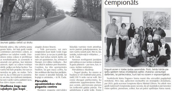 Kas iesākts – pabeigts…