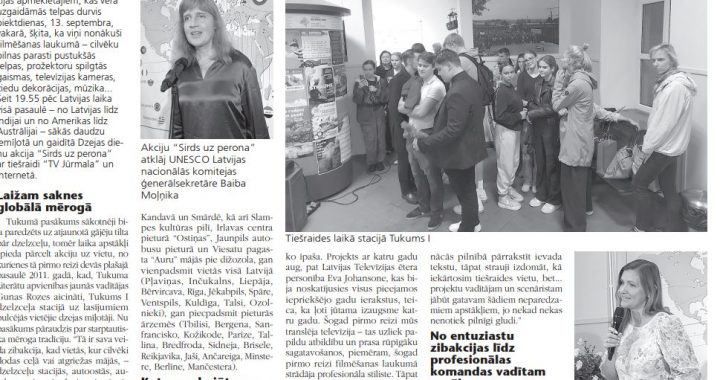“Sirds uz perona 2024” – UNESCO zīmē