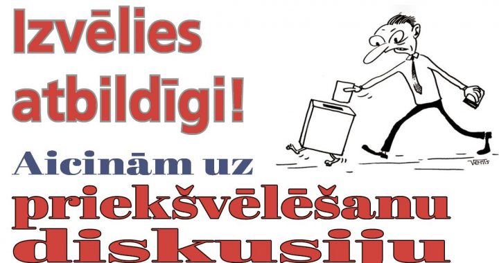 Nedēļas nogalē – diskusija vēlēšanu kandidātiem