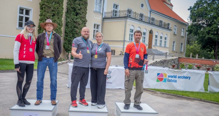 Novadniekiem panākumi starptautiskās loka šaušanas sacensībās