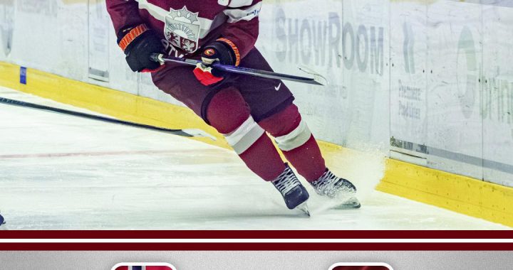 Tukumnieks Markuss Sieradzkis gūst vārtus Latvijas U-20 izlasē pret Norvēģiju