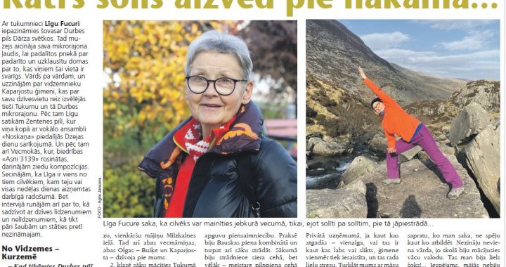 Iedvesmai nav vecuma (oktobris)