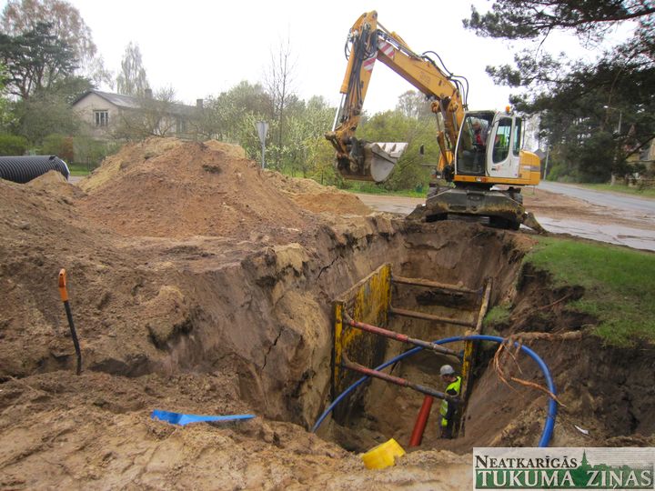 Engures pagastā ūdenssaimniecības projekts tuvojas noslēgumam /Papildināts/