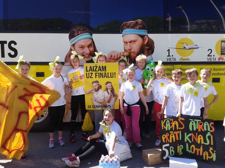 K. Mīlenbaha vidusskolas klases izcīna   6. vietu ZZ čempionāta finālā