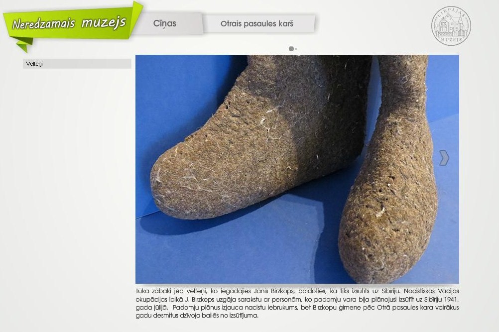 Liepājas muzeja krājums top redzams interneta lietotājiem