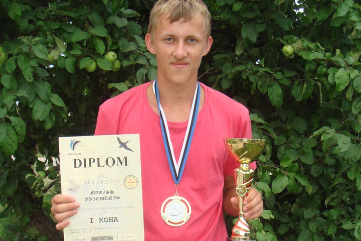 M. Gricmanis ieguvis zelta medaļu