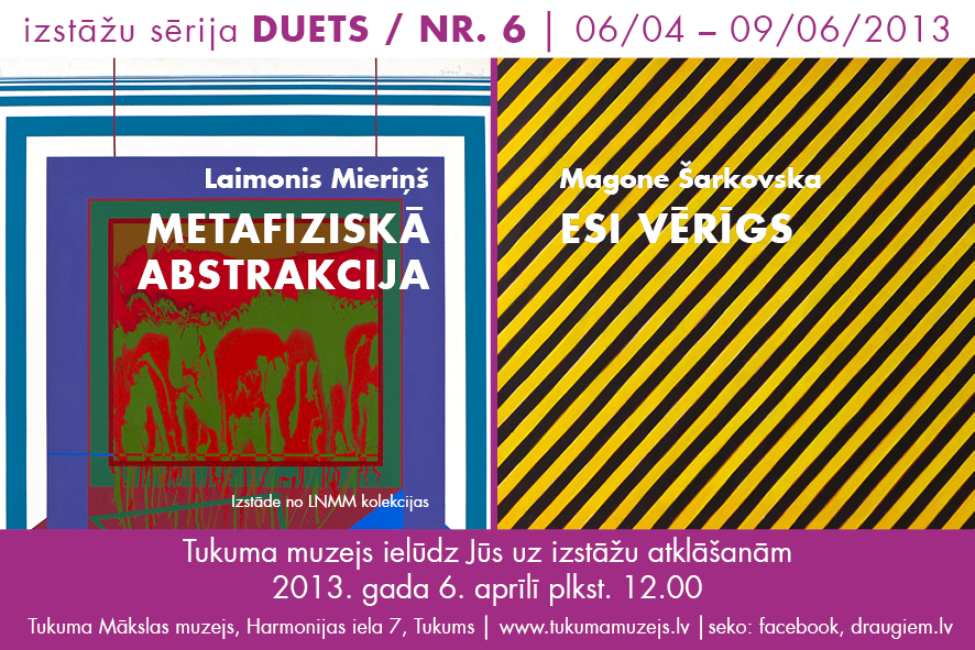 Tukuma mākslas muzejā «Dueta» noslēdzošā izstāde