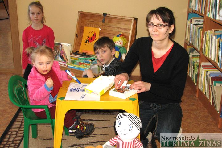 Valdeķu bibliotēka jaunās telpās